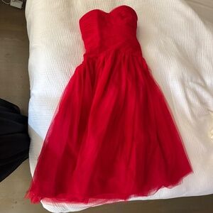 Monique LHuillier Sweetheart Tea-Length Dress - worn once